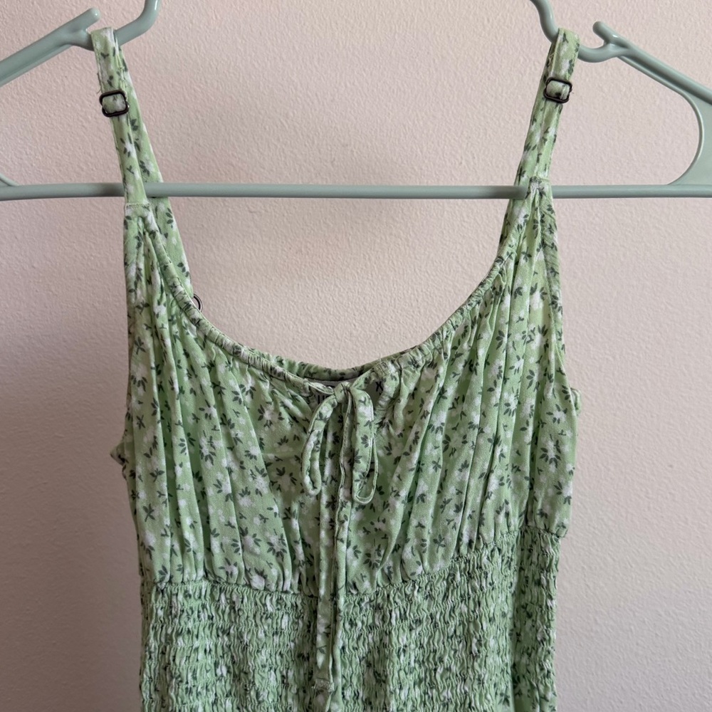 Green Floral Dress